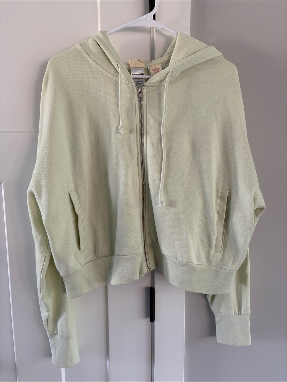 Levi's Light Green Zip-Up Hoodie